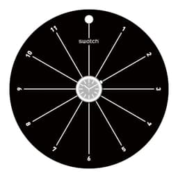 SOPORTE DE PARED SWATCH POPWALLI BLACK Negro