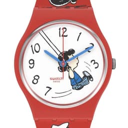 Reloj Unisex SWATCH KLUNK SO28Z106 Rojo