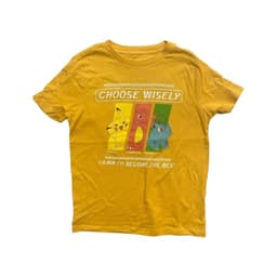 Polera Pokemon Choose Wisely Nino Amarillo S