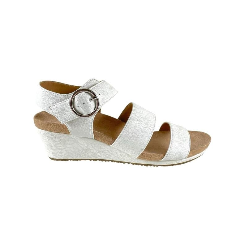 Sandalia Life Stride Mujer Muse Blanco 35.5