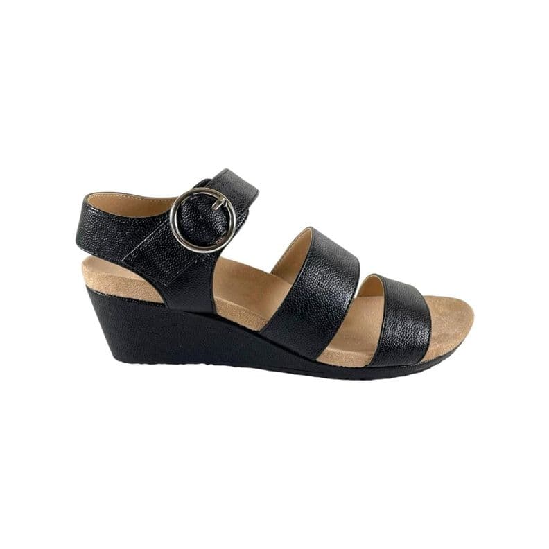 Sandalia Life Stride Mujer Muse Negro 38.5