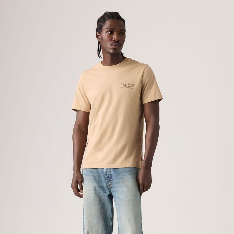 Polera Hombre Graphic Crewneck Tee Beige Levis 22491-2148 L