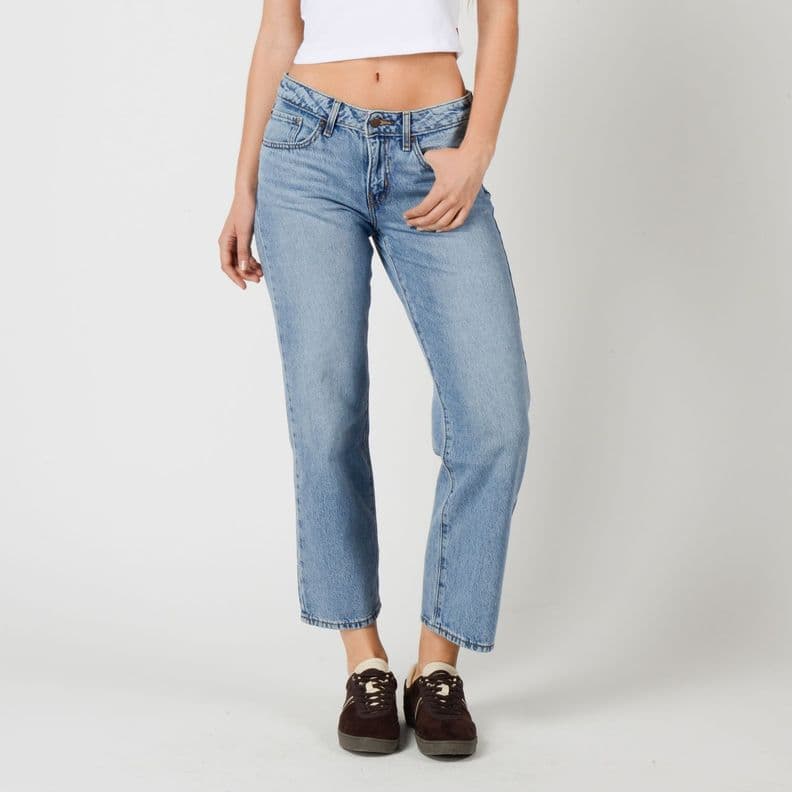 Jeans Mujer Superlow Straight Azul Levis 0081X-0010 25 Largo 29