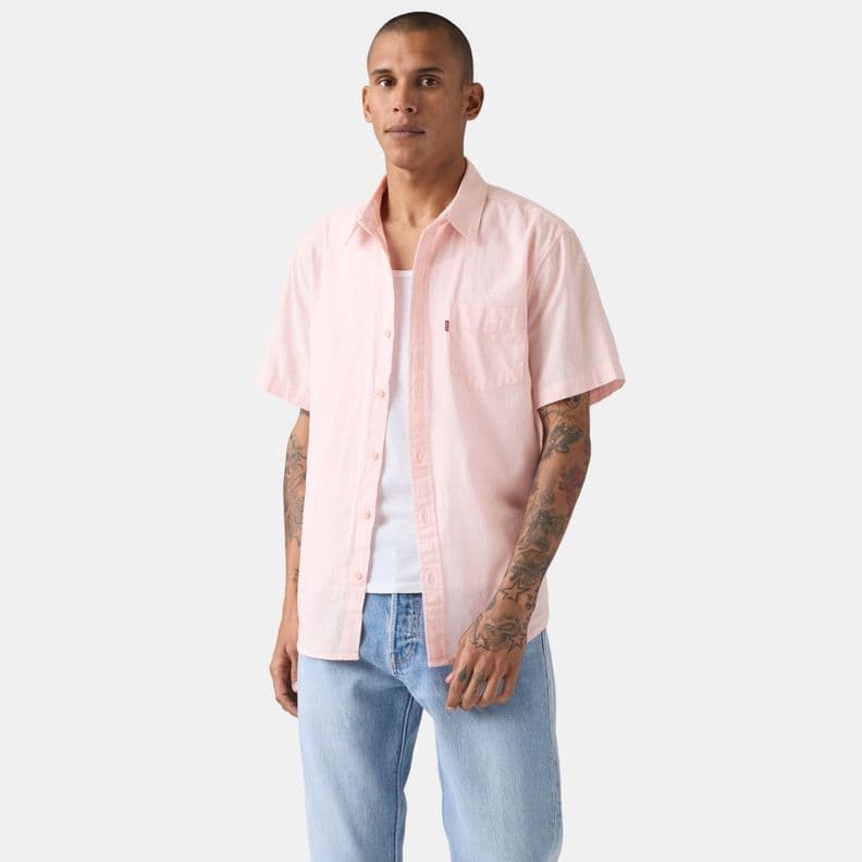 Camisa Hombre Classic 1 Pkt Standrd Rosado Levis 86627-0346 L