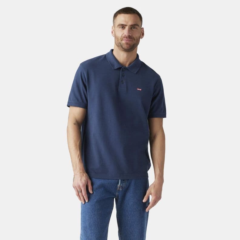 Polera Hombre Regular Fit Lisa con Logo Azul Levis 35883-0005 M