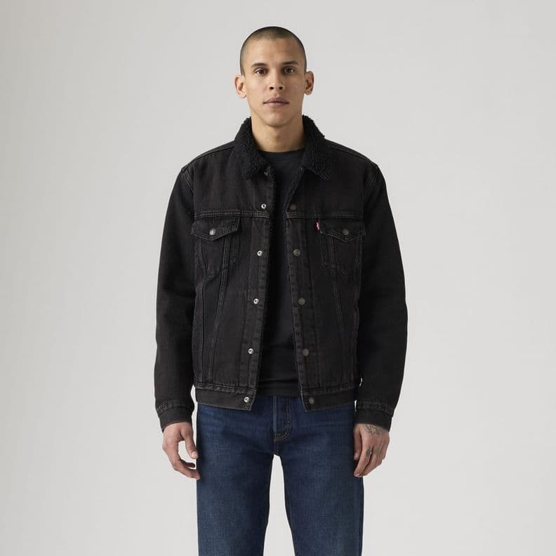 Chaqueta Hombre Type 3 Sherpa Trucker Negro Levis 16365-0291 XXL