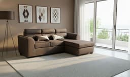 Sofa pufa 3.1 intercambiable Cafe Oscuro +2.00