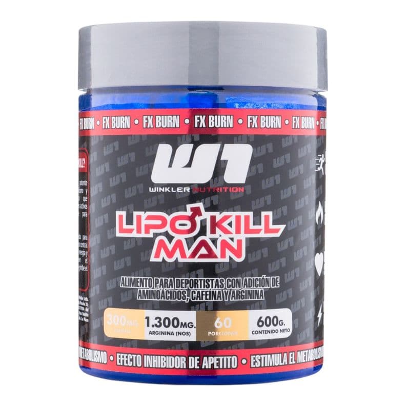 Termogenico Polvo Lipo Kill Man 600 grs.- Limon - Winkler N.