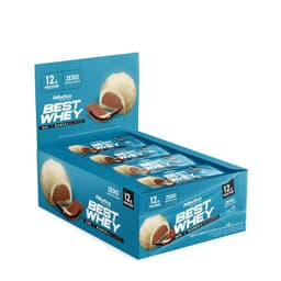Box de 12 Barras Best Whey 12g Protein - Atlhetica azul claro Chocolate Blanco