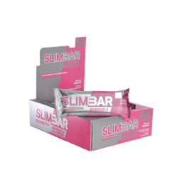Box 12 barras de proteina 60GR C/U BERRIES A LA CREMA - SLIMBAR
