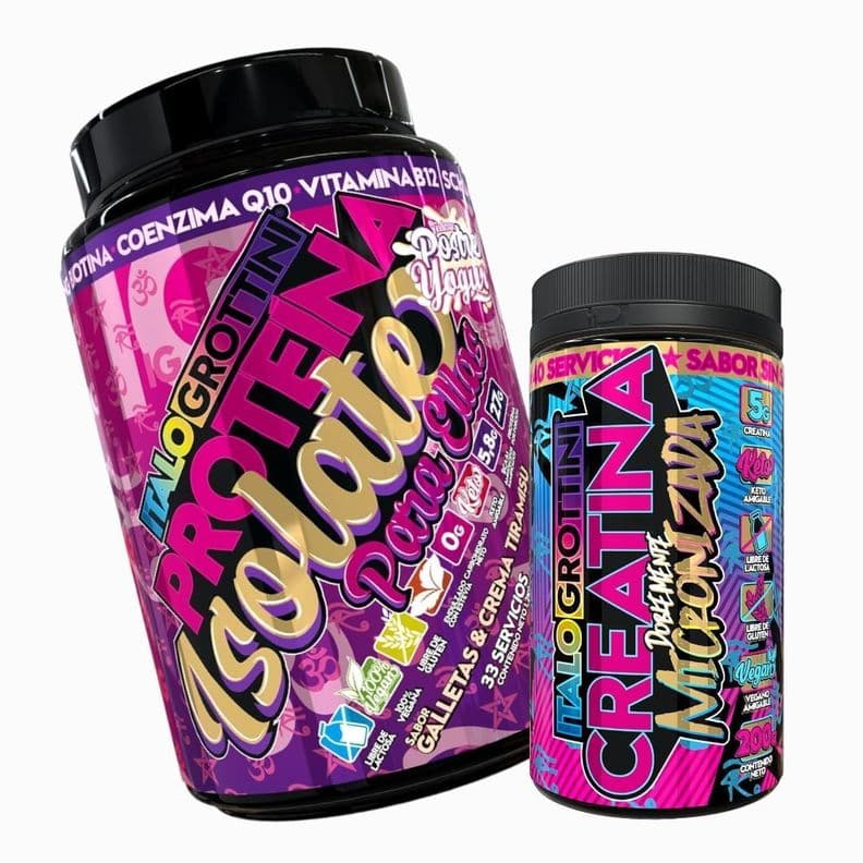 Proteina Para Ellas Tiramisu + Creatina 40sv sin sabor Diseno 1