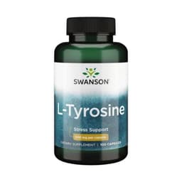 L TYROSINE 500MG 100 CAPSULAS SWANSON