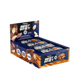 BOX DE 12 BARRAS BEST WHEY 10G PROTEIN- ATLHETICA Azul Chocolate Peanut Butter