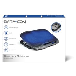 Base Notebook LCD 4 Ventiladores Negro