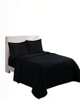 SABANA POLAR PREMIUM 2 PLAZAS COLOR NEGRO