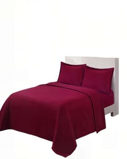 SABANA POLAR PREMIUM PLAZA Y MEDIA COLOR BURDEO