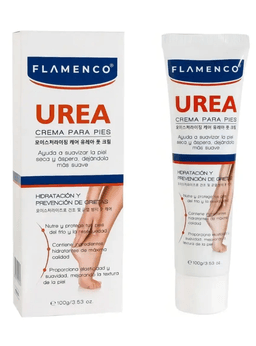 Crema de Urea 25 por ciento para Pies Flamenco 100g Blanco