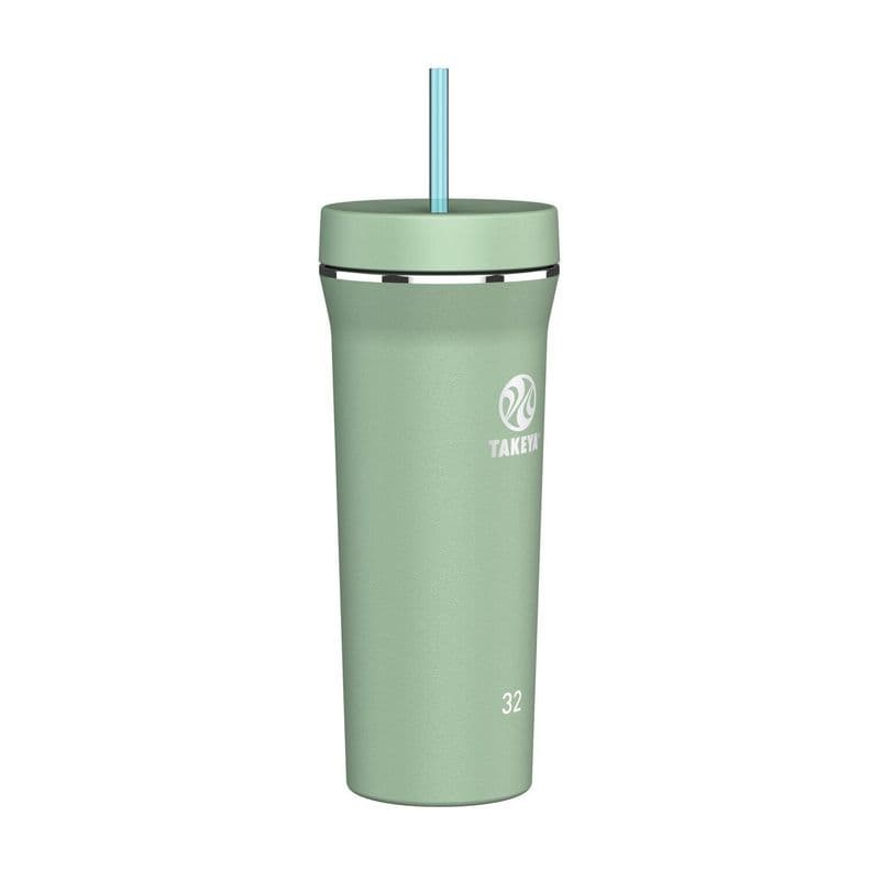 BOTELLA TERMICA 950 ML STRAW TUMBLER CUCUMBER Verde Pastel