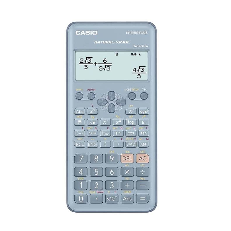 CALCULADORA CIENTIFICA FX-82ESPLUS-2-BUWDT Celeste