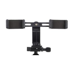Adaptador de tripode para 2 smartphones Negro