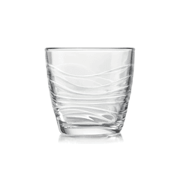 SET 6 VASOS ORBITA 340 ML Transparente