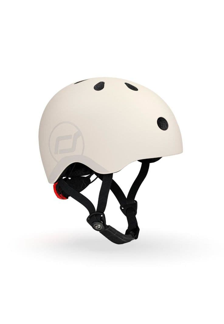 Casco Ajustable S-M Ash Scoot and Ride Plata