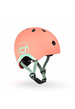 Casco Ajustable XXS-S Peach Scoot and Ride Naranjo Claro