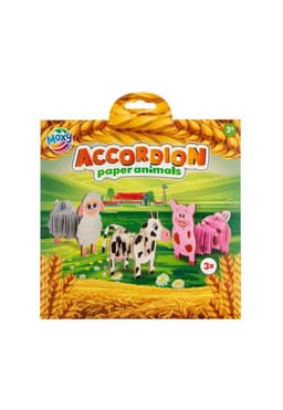 Animales de Papel Acordeon Cerdo Moxy Verde 3 Anos