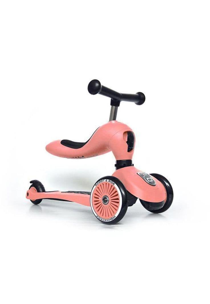 Scooter 2 En 1 Highwaykick 1 Peach Scoot and Ride Naranjo Claro
