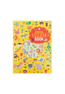 Libro de Stickers Animales Moxy Amarillo 3 Anos