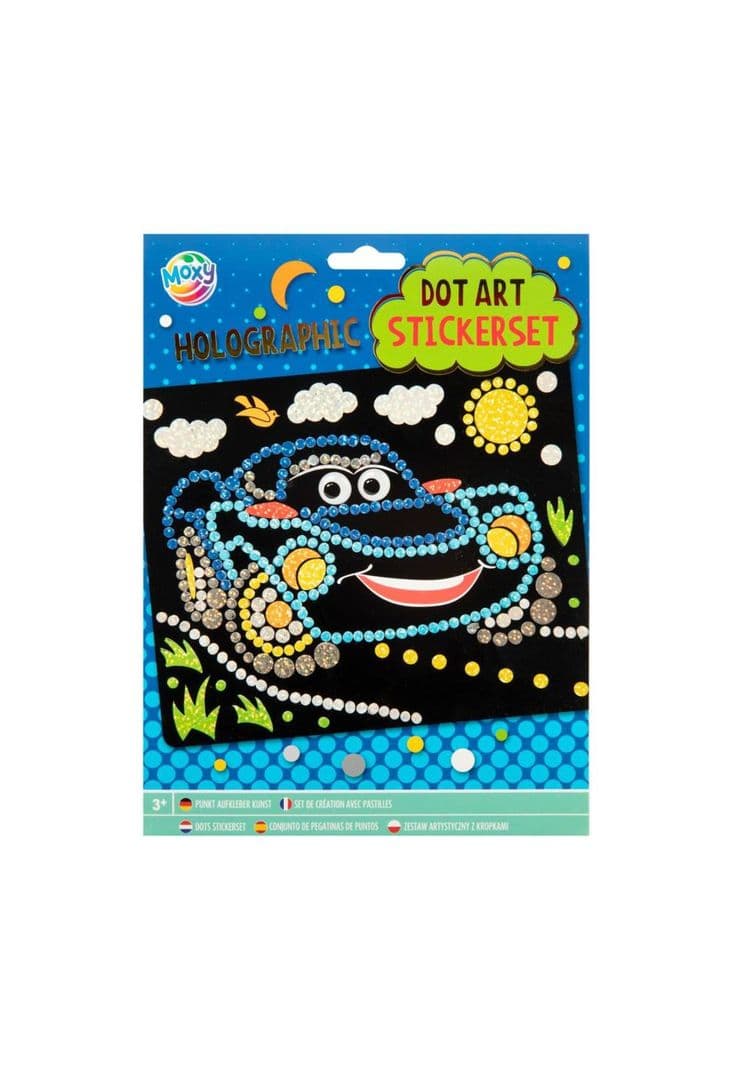 Pinta con Diamantes Holografica Auto Moxy Negro 3 Anos