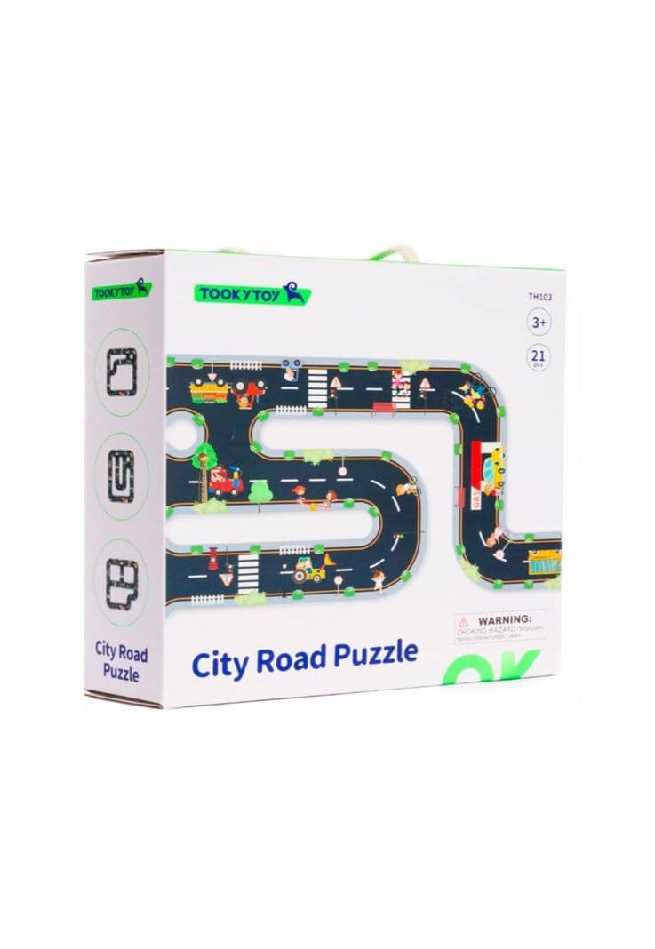 Puzzle Carretera de Ciudad Tooky Toy Blanco 3 Anos