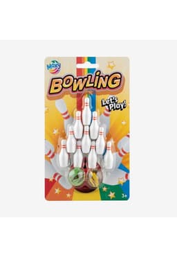 Mini Set de Bowling 12 Piezas Moxy Blanco 3 Anos
