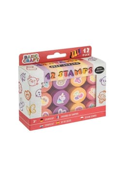 Juego de Timbres Rojo 12 Piezas Moxy Rojo Oscuro 3 Anos