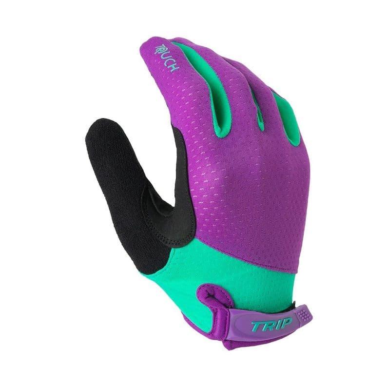GUANTES BICI LARGOS MUJER TRIP PURPLE/BLUE Azul M