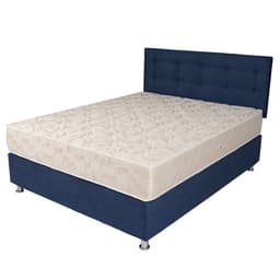 Box Americano Alegro FisioFlex Capitone 2 PL azul
