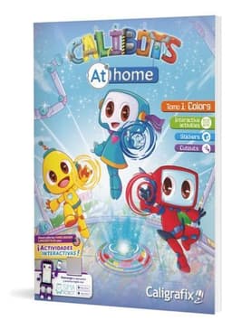 Caligrafix Calibots At Home - Tomo 1: Colors Verde Pastel