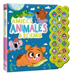 Libro Amigos Animales A Dormir - 22 Sonidos - Lexus Nuevo Lino