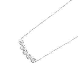 Collar de Oro 18kt con Diamantes de 34Pts SI/H Totales Corte Brillante Amarillo 50