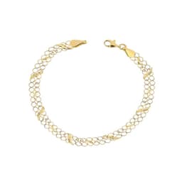 Pulsera de Oro 18kt Encadenado Amarillo 19