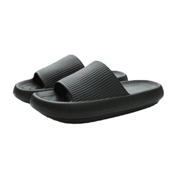 Sandalia Pantufla Suave de Verano Antideslizante de Casa Negro 44 45