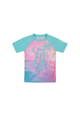 Traje de Bano Nina Polera UV50 M/Corta H2O Wear Calipso 6