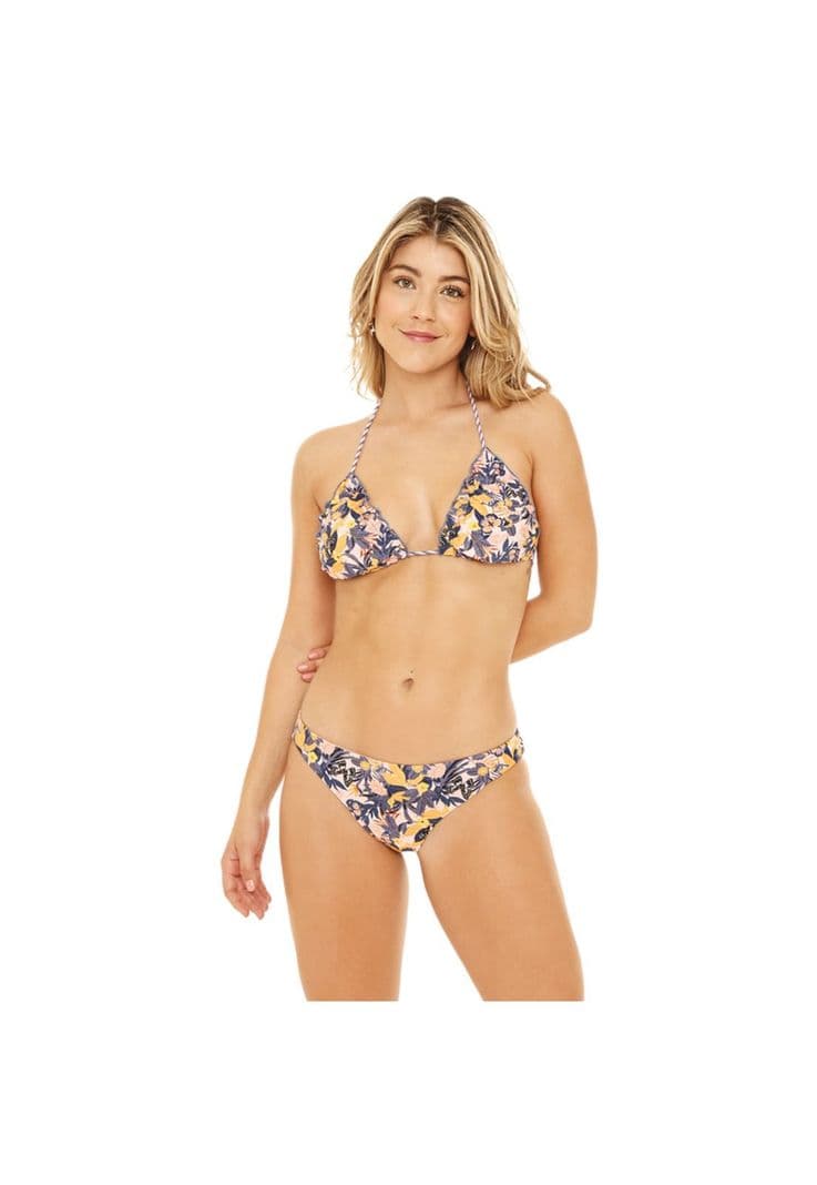 Traje de Bano Bikini Mujer H2O Wear Reversible Roule Amarillo Mostaza L