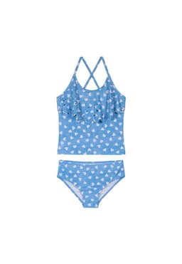 Traje de Bano Nina Tankini UV30+ H2O Wear Celeste 10
