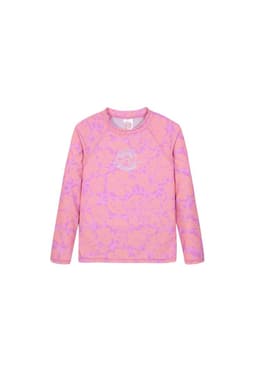 Traje de Bano Nina Polera UV50 M/Larga H2O Wear Fucsia 16