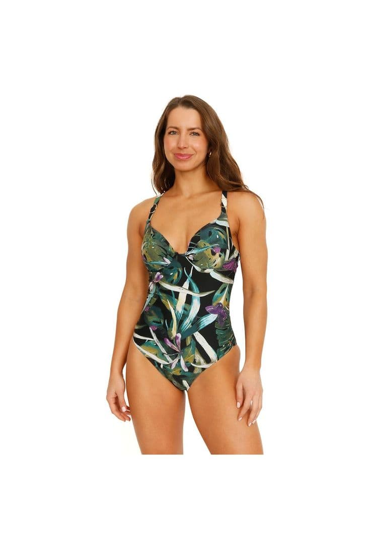 Traje de Bano Mujer Entero Anais Copa H2O Wear Verde S
