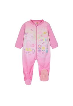 Pijama Bebe Entero Polar Sustentable Rosado H2O Wear 12 A 18 Meses