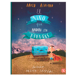 El nino que nadaba con piranas Blanco