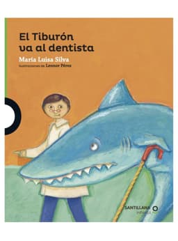 El tiburon va al dentista Blanco