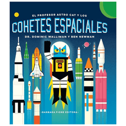 El profesor ASTRO CAT y los COHETES ESPACIALES Blanco